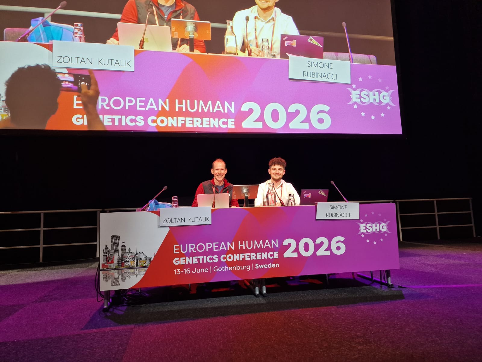 Co-chairing with Zoltán Kutalik